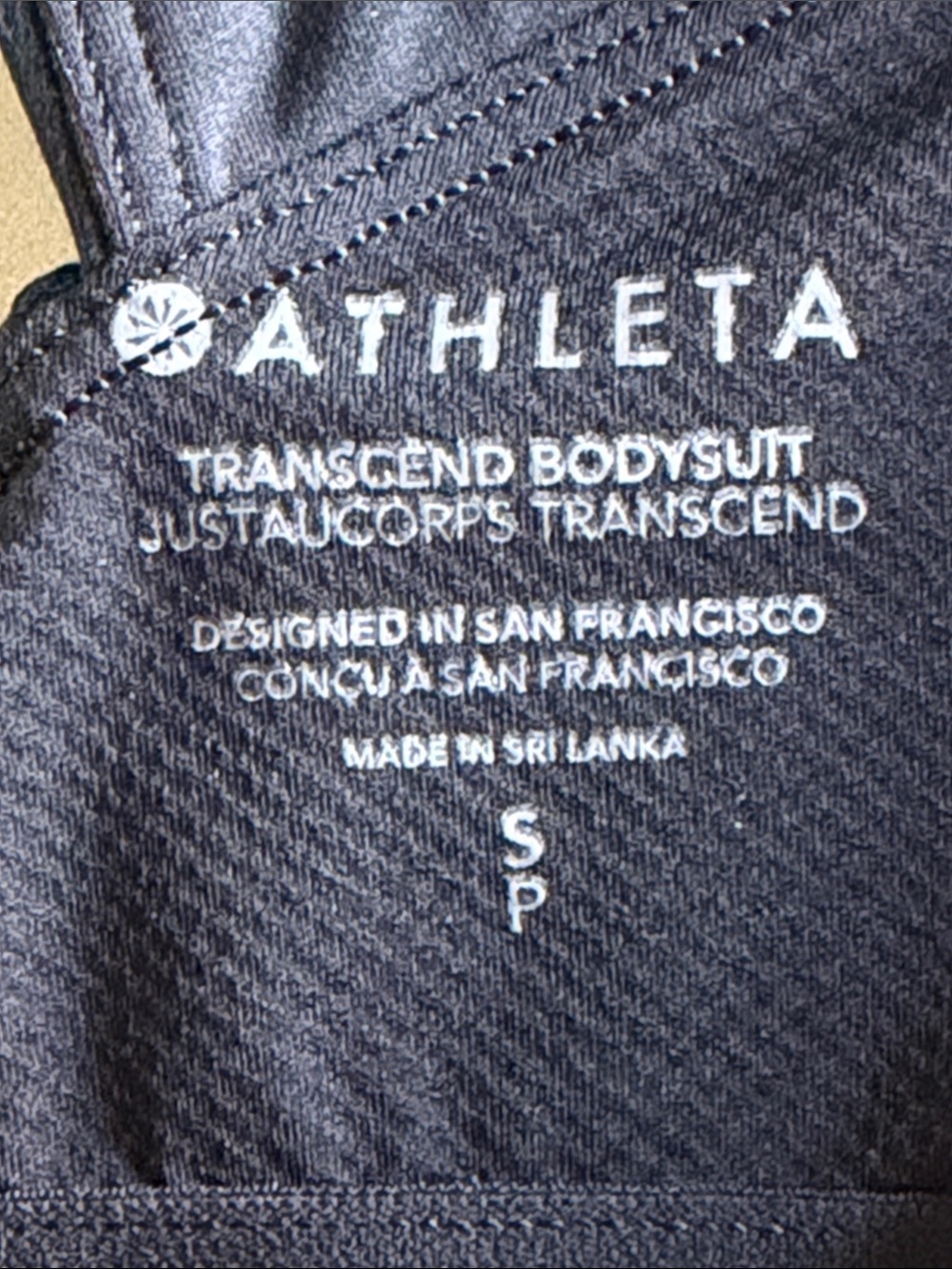 ATHLETA Transcend Black Bodysuit Womens Size Small - Picture 13 of 16
